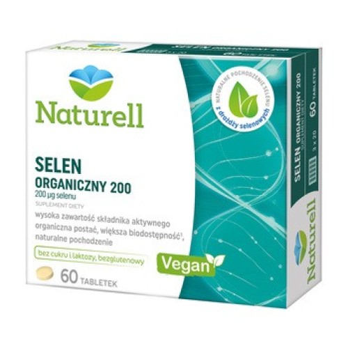Naturell Organic Selenium 200 60 pcs