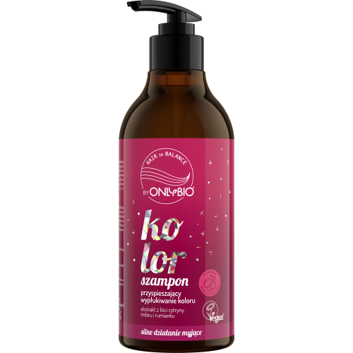 ONLYBIO HAIR IN BALANCE Color Shampoo that accelerates color rinsing 400 ml