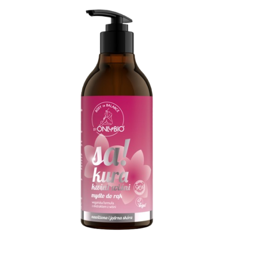 ONLYBIO BODY IN BALANCE Sakura Cherry Blossom Hand Soap 400 ml