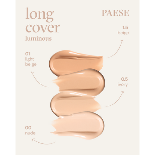 PAESE LONG COVER Luminous foundation 01 LIGHT BEIGE