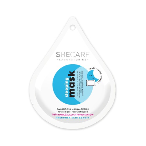 SHE COSMETICS SHECARE SLEEPING MASK - SERUM  ALL NIGHT MASK MOISTURIZING AND ILLUMINATING  10ML
