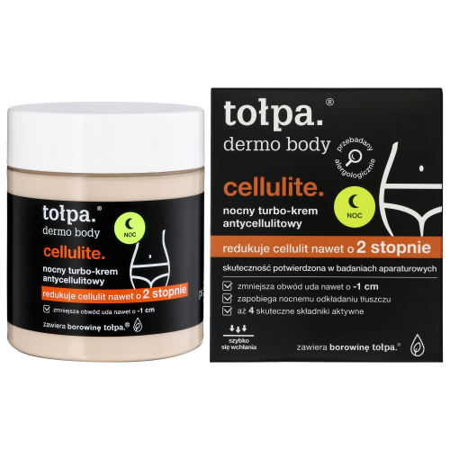 TOLPA DERMO BODY CELLULITE Anti-cellulite night turbo cream, 250 ml