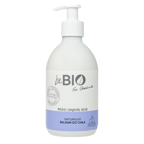 BeBio Natural Body Lotion Rose and Acai Berries 400ml