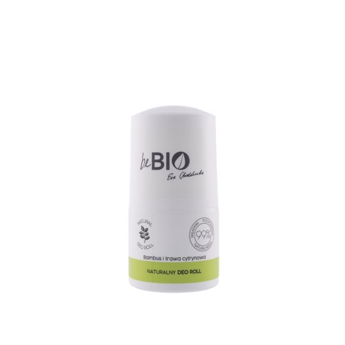 BeBio Natural Deodorant Roll-On Bamboo and Lemongrass 50ml
