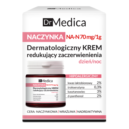Bielenda Dr Medica CAPILLARIES Dermatological redness reducing cream day / night, 50ml