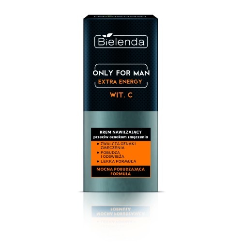 Only for Men EXTRA ENERGY MOISTURIZING cream against signs of fatigue, 50ml