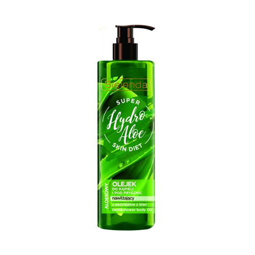 Bielenda SUPER SKIN DIET Hydro Aloe Moisturising Bath&Shower Body Oil, 400 ml EXP: 01.2024