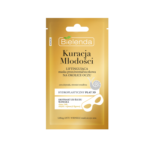 BIELENDA YOUTH THERAPY Lifting anti-wrinkle 3D sheet mask for the eye area