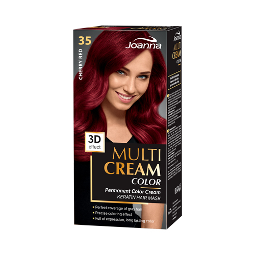 JOANNA MULTI CREAM COLOR, 35 - CHERRY RED