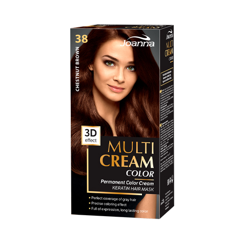 JOANNA MULTI CREAM COLOR, 38 - CHESTNUT BROWN